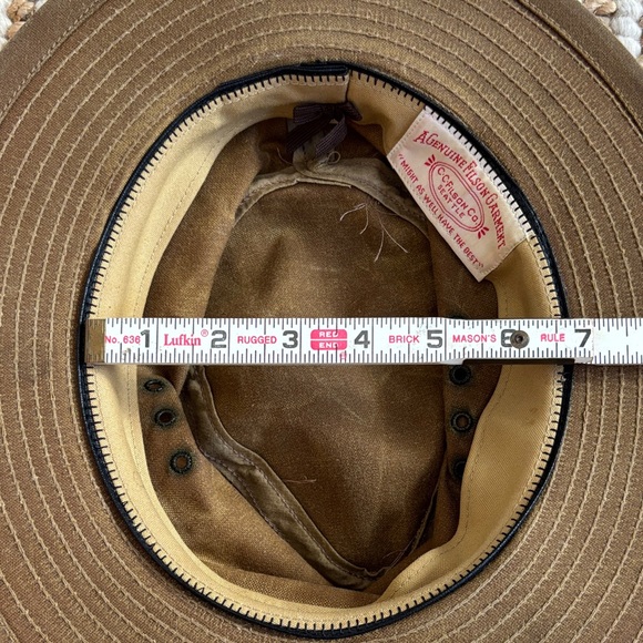 Men's Brown Wide-Brim Hat - Picture 6 of 7